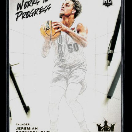 2022 Panini Court Kings Works in Progress Jeremiah Robinson-Earl #18 RC