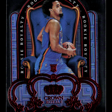 2022 Panini Crown Royale Rookie Royalty Jeremiah Robinson-Earl #19 Red RC