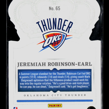 2022 Panini Crown Royale Jeremiah Robinson-Earl #65