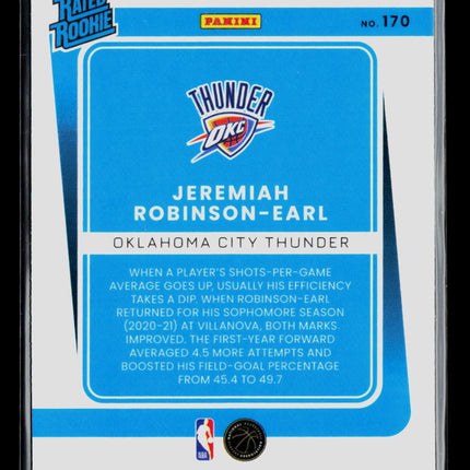 2022 Panini Donruss Optic Jeremiah Robinson-Earl #170