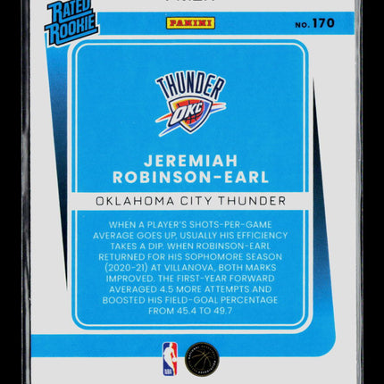 2022 Panini Donruss Optic Jeremiah Robinson-Earl #170 Holo