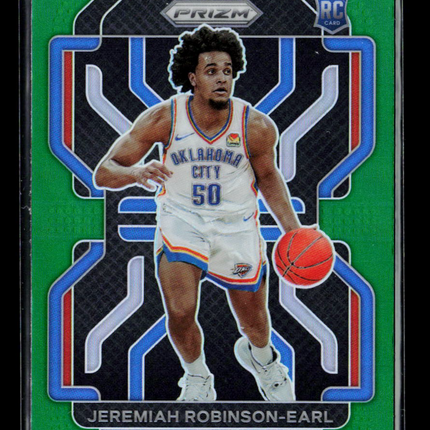 2021 Panini Prizm Jeremiah Robinson-Earl #319 Green RC