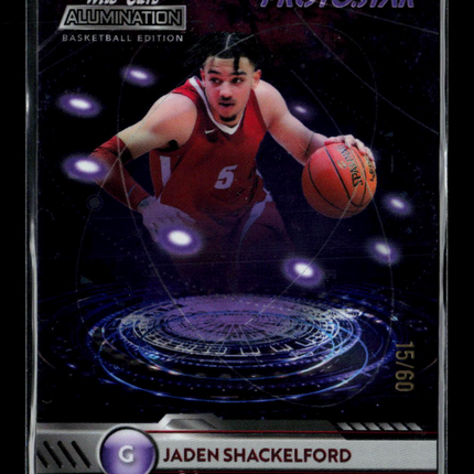 2022 Wild Card Alumination Protostar Jaden Shackelford #PS-24 15/60