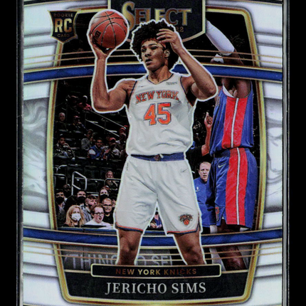 2022 Panini Select Jericho Sims #87 RC Silver