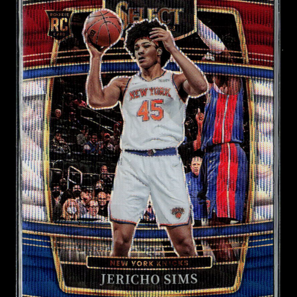 2022 Panini Select Jericho Sims #87 Red White Blue Prizm RC