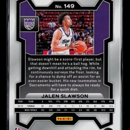 2023 Panini Prizm Jalen Slawson #149