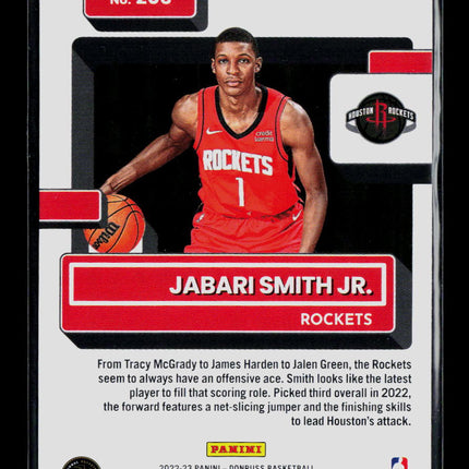 2022 Panini Donruss Basketball Jabari Smith Jr. #203