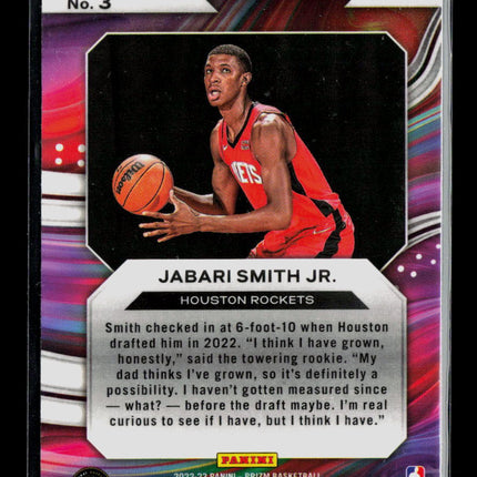 2023 Panini Prizm Jabari Smith Jr. #3