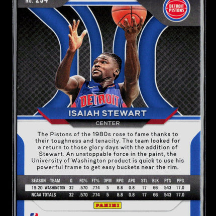 2021 Panini Prizm Isaiah Stewart #254 RC