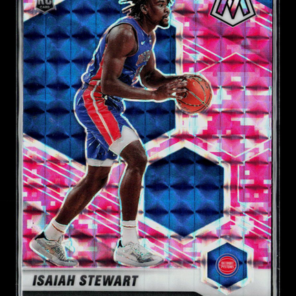 2021 Panini Mosaic Isaiah Stewart #223 Pink Camo RC