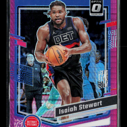 2024 Panini Donruss Optic Isaiah Stewart #177 Pink Hyper