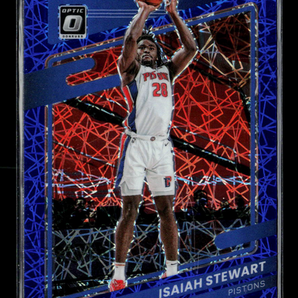 2022 Panini Donruss Optic Isaiah Stewart #12 Blue Velocity
