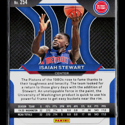 2021 Panini Prizm Isaiah Stewart #254 RC
