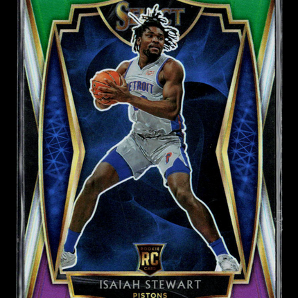 2021 Panini Select Isaiah Stewart #191 Green Purple Prizm RC
