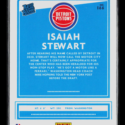 2021 Panini Donruss Optic Isaiah Stewart #166