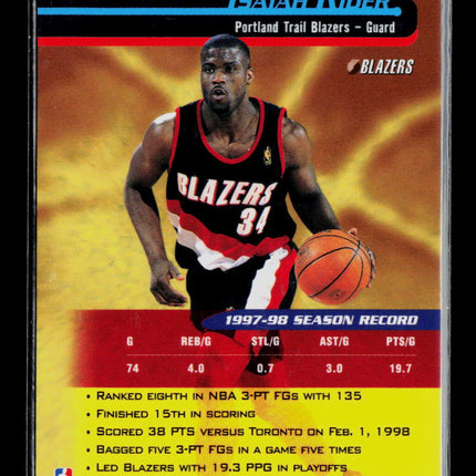 1999 Topps Chrome Isaiah Rider #SB10 Bombardiers