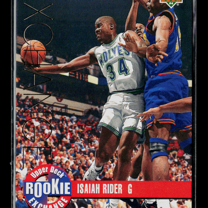 1993 Upper Deck Rookie Exchange Isaiah Rider #RE5