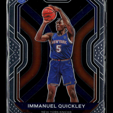 2021 Panini Prizm Immanuel Quickley #296 RC