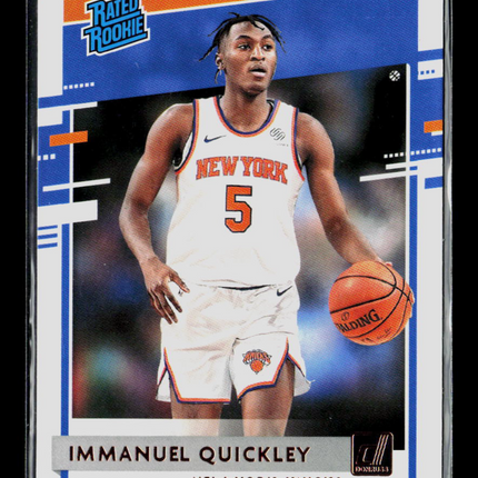 2020 Panini Donruss Basketball Immanuel Quickley #213 Rookie
