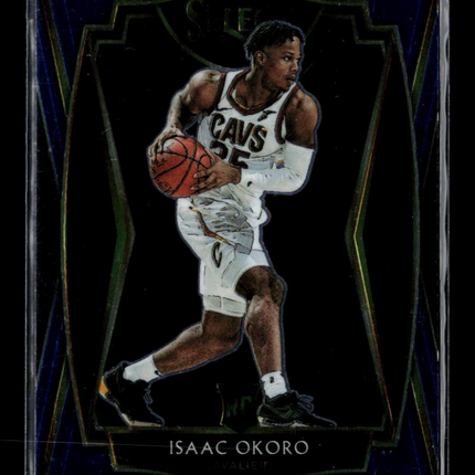 2021 Panini Select Isaac Okoro #182 Blue Prizm