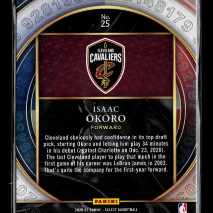 2021 Panini Select Isaac Okoro #25