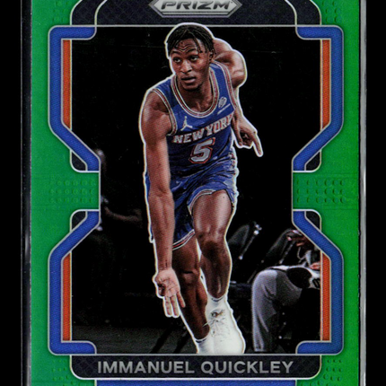 2021 Panini Prizm Immanuel Quickley #129 Green