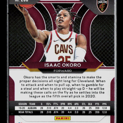 2021 Panini Prizm Isaac Okoro #298 RC