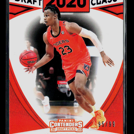 2020 Panini Contenders Draft Picks Isaac Okoro #6 Red 95/99
