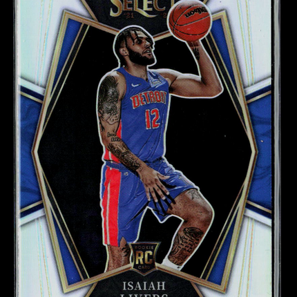 2022 Panini Select Isaiah Livers #160 RC Silver