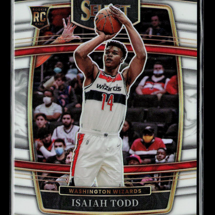 2022 Panini Select Isaiah Todd #65 White Prizm RC 036/149