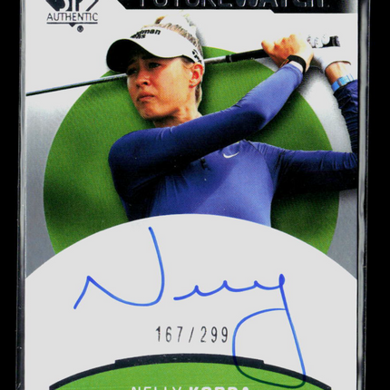 2024 Upper Deck SP Authentic Nelly Korda #SPA-NK Future Watch /299 Auto