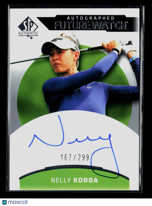 2024 Upper Deck SP Authentic Nelly Korda #SPA-NK Future Watch /299 Auto