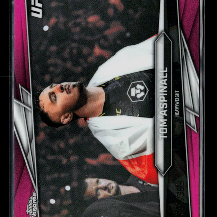 2026 Topps Chrome UFC Tom Aspinall #80 Magenta Refractor /399