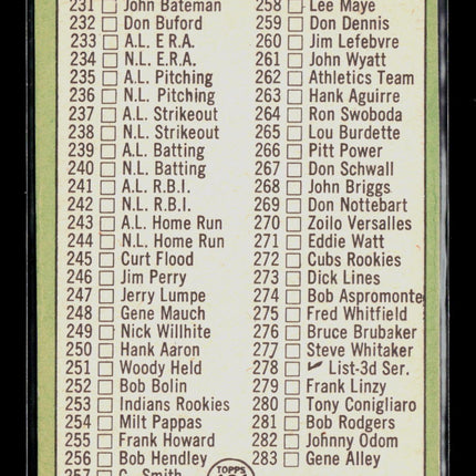 1967 Topps Willie Mays #191