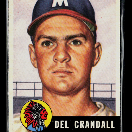 1953 Topps Del Crandall #197