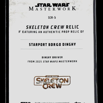 2025 Topps Star Wars Masterwork Relic #SCR-5 Dinghy Driver