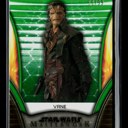 2025 Topps Star Wars Masterwork 69/99 #61 Vane Green