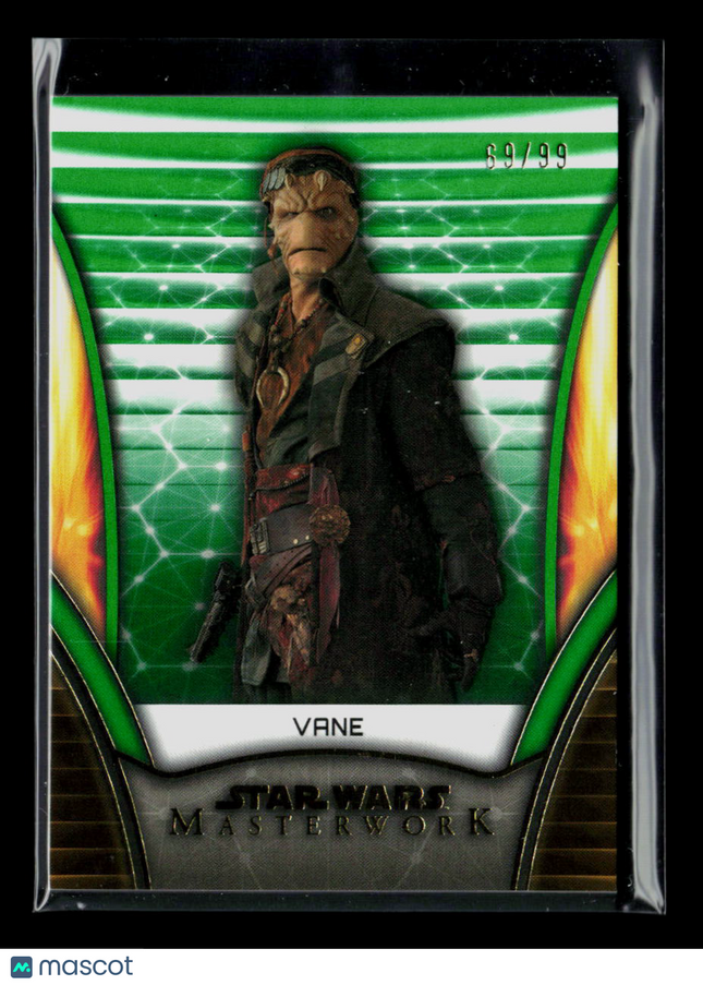 2025 Topps Star Wars Masterwork 69/99 #61 Vane Green