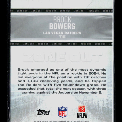 2025 Topps Signature Class Brock Bowers #ZO-22