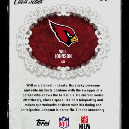 2025 Topps Signature Class Will Johnson #CI-21 Pink RC 072/299