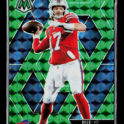 2025 Panini Mosaic Football Josh Allen #150 Green