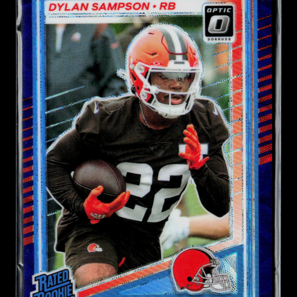 2025 Panini Donruss Optic Football Dylan Sampson #238 Purple