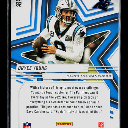 2025 Panini Rookies & Stars Bryce Young #92 True Blue /149