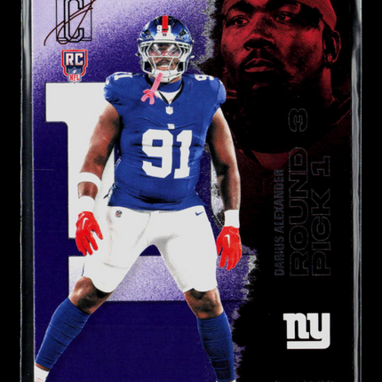 2025 Topps Signature Class Darius Alexander #229 RC 084/100