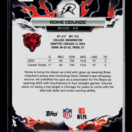 2026 Topps Resurgence Football Rome Odunze #18 073/275