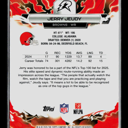 2026 Topps Rip Jerry Jeudy #22 Red 142/199