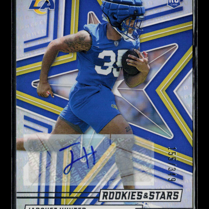 2025 Panini Rookies & Stars Football Jarquez Hunter #136 RC 155/349 Auto