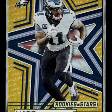 2025 Panini Rookies & Stars A.J. Brown #46 /25