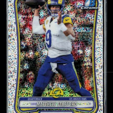 2026 Bowman Chrome Matthew Stafford #BCV-64 Speckle