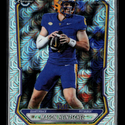 2025 Bowman Chrome University Football Mason Heintschel #BCP-131 Mojo Refractor
